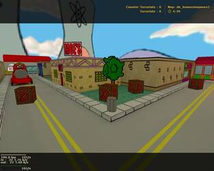Карта «de_homersimpsonv2» для CS 1.6