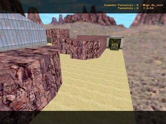 Карта «de_rust» для CS 1.6