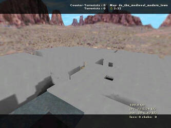 Карта «de_the_medieval_modern_town» для CS 1.6