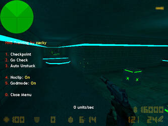 Карта «deathrun_blue_x» для CS 1.6