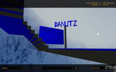 Карта «deathrun_snow_storm» для CS 1.6