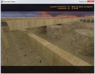 Карта «fy_dust_octagonal» для CS 1.6