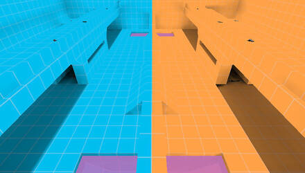 Карта «fy_orange_and_blue» для CS 1.6