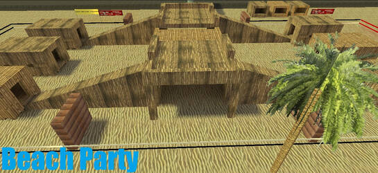 Карта «gg_beachparty_r2» для CS 1.6