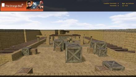 Карта «gg_fortress» для CS 1.6