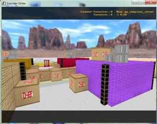 Карта «gg_simpsons_street» для CS 1.6
