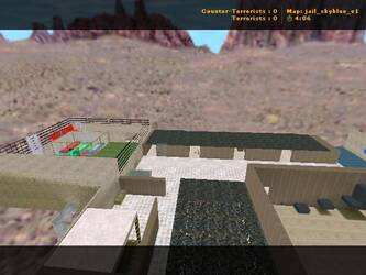 Карта «jail_skyblue_v1» для CS 1.6