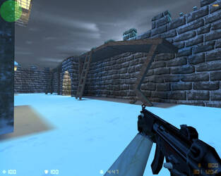 Карта «mp5_snowcastle_v2» для CS 1.6